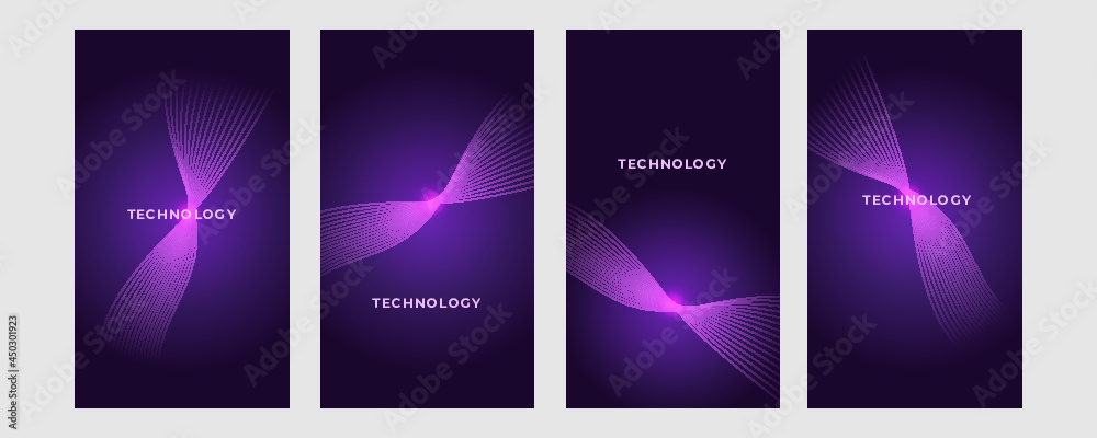 Abstract tech background. Futuristic technology interface. Tech banner background.  Vector background for cover, banner, poster, web, game design, and packaging
