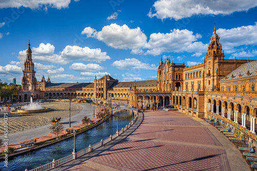 Plaza de Espana in Seville, Spain