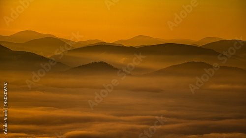 The Carpathian Mountsins. Ukraine.