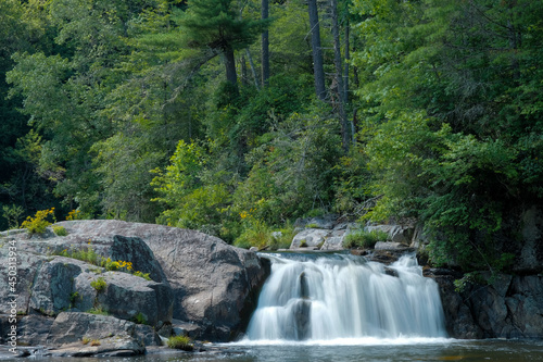 Upper Linville Falls in North Carolina, USA near the Blue Ridge Parkway photo