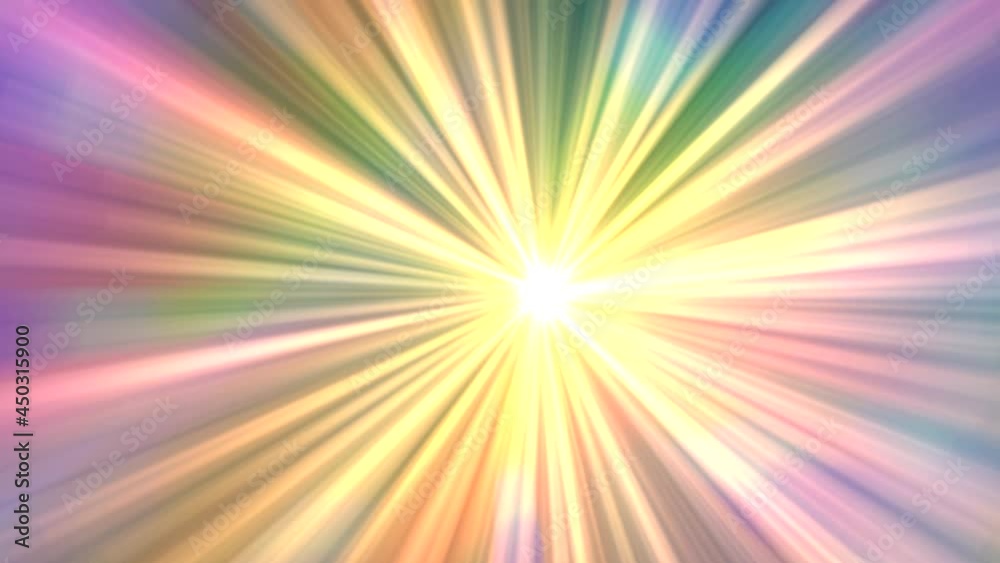 abstract rotating background with luminous rays