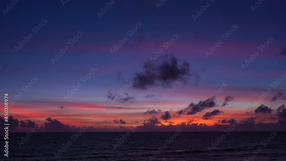 clouds are moving slowly in the stunning sky in twilight..Nature video High quality footage. .Scene of Colorful romantic sky sunset with cloud in sky background. clouds are moving slowly in the stunning sky in twilight..Nature video High quality footage. .Scene of Colorful romantic sky sunset with cloud in sky background.