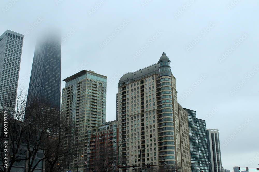 City Chicago Skyline Buildings
