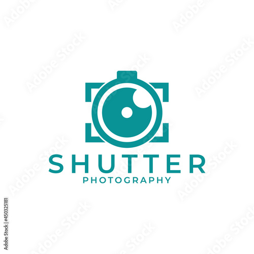 Photography Logo. Camera Shutter Logo Template Vector Symbol Design