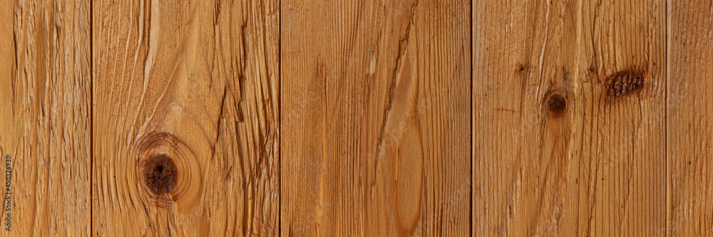 Brown wooden panels. Brown panoramic wood texture Brown wooden panels. Brown panoramic wood texture
