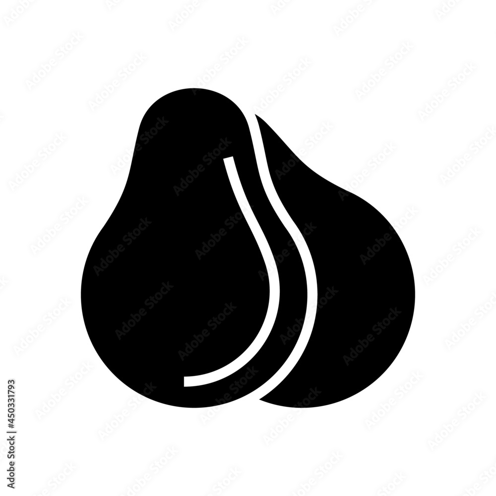 avocado icon or logo isolated sign symbol vector illustration - high quality black style vector icons
