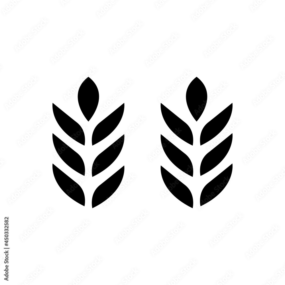 barley icon or logo isolated sign symbol vector illustration - high quality black style vector icons

