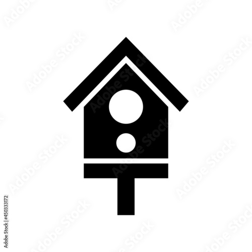 birdhouse icon or logo isolated sign symbol vector illustration - high quality black style vector icons 