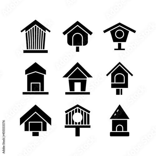 birdhouse icon or logo isolated sign symbol vector illustration - high quality black style vector icons 