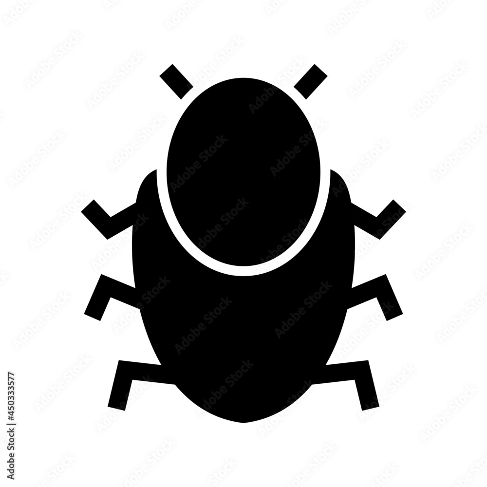 Fototapeta premium bug icon or logo isolated sign symbol vector illustration - high quality black style vector icons 