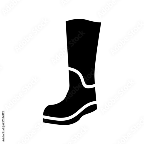 gumboots icon or logo isolated sign symbol vector illustration - high quality black style vector icons 