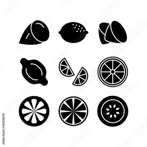 lemon icon or logo isolated sign symbol vector illustration - high quality black style vector icons 