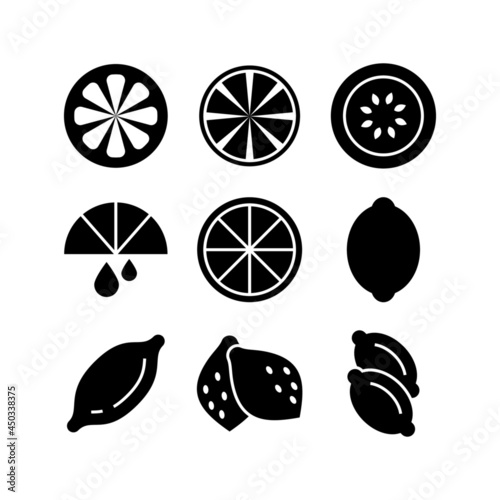 lemon icon or logo isolated sign symbol vector illustration - high quality black style vector icons 