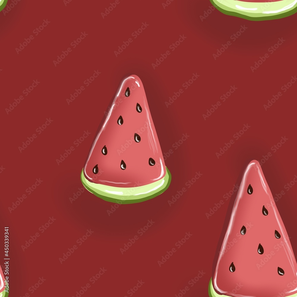 slice of watermelon seamless abstract oriental background pattern slice of watermelon seamless abstract oriental background pattern
