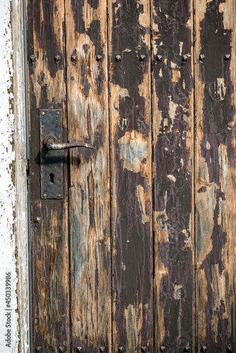 old rusty door. åre, sweden.norrland.sverige,