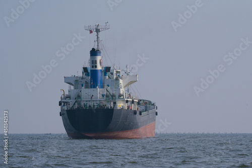 cargo ship in port © witoon