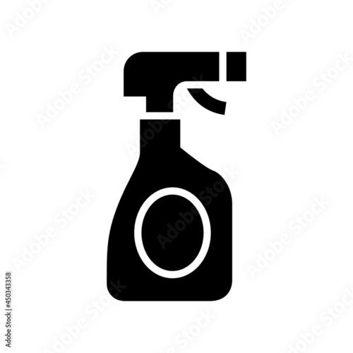 spray bottle icon or logo isolated sign symbol vector illustration - high quality black style vector icons
