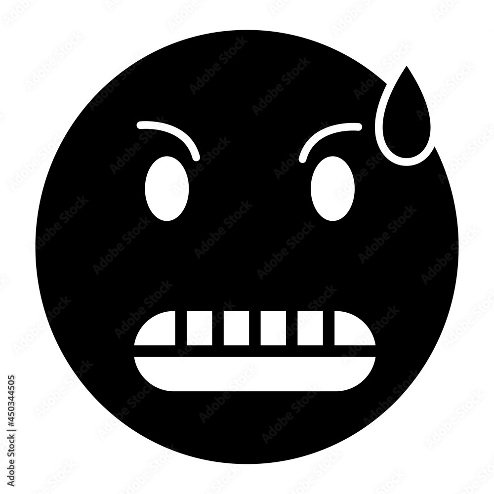 Vector cold Glyph Icon Design Vector cold Glyph Icon Design