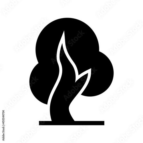 tree icon or logo isolated sign symbol vector illustration - high quality black style vector icons 