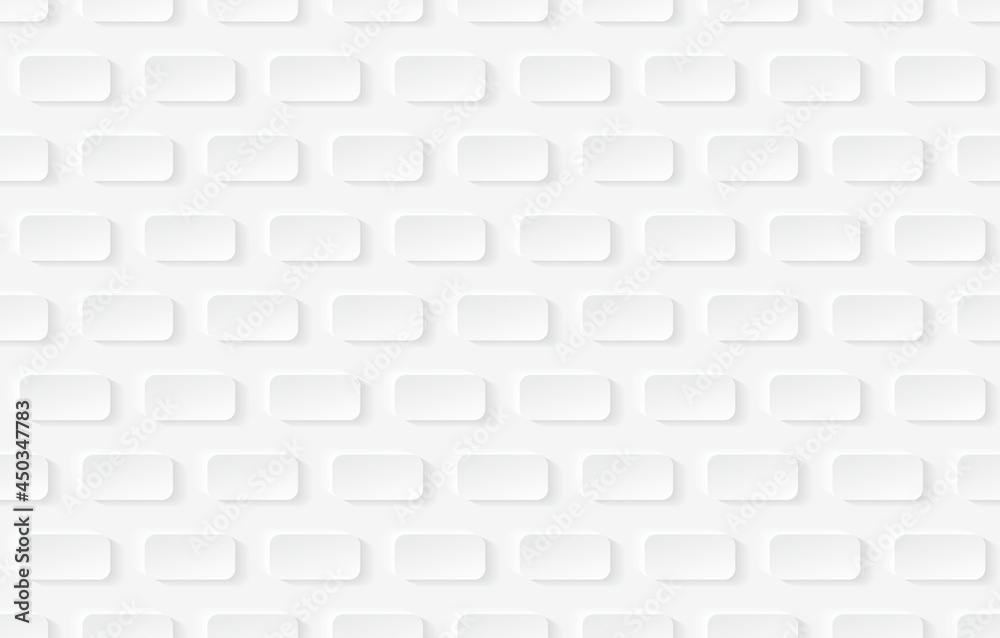 White brick wall. Seamless pattern with tile White brick wall. Seamless pattern with tile