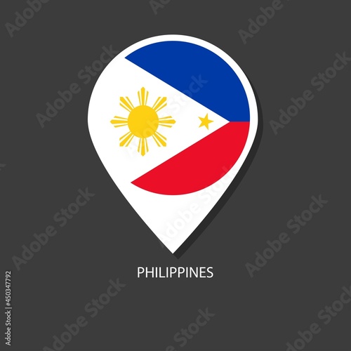 Free Download Philippines flag Vector marker with flags. - GFXLoad