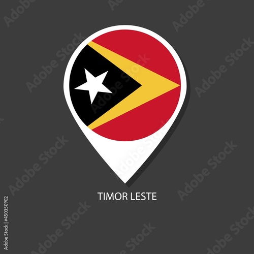 Timor Leste flag Vector marker with flags. Free Download Timor Leste flag Vector marker with flags. - GFXLoad