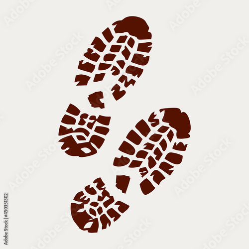 mountain climbing shoe trail