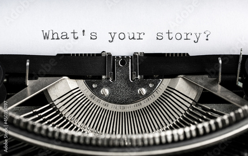 Typewriter - What's your story?