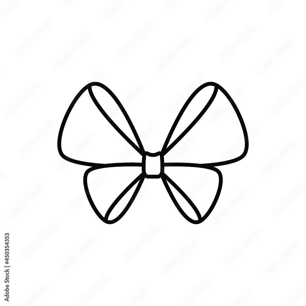 Bow vector icon. ribbon illustration symbol. decoration sign or logo. Bow vector icon. ribbon illustration symbol. decoration sign or logo.