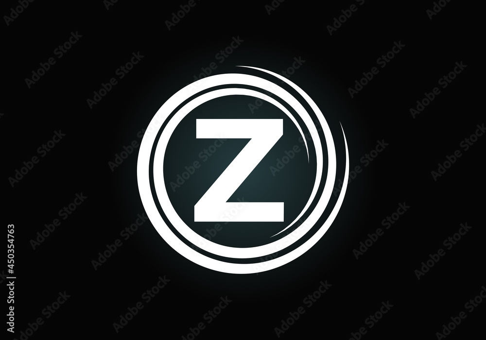 Initial Z monogram alphabet in the spiral. Swirl spiral infinity logo design. Font emblem. Modern vector logo for the business, and company identity Initial Z monogram alphabet in the spiral. Swirl spiral infinity logo design. Font emblem. Modern vector logo for the business, and company identity