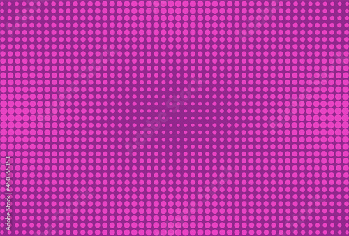 Pop art halftone pattern. Comic pattern. Purple print with half tone effect. Cartoon retro texture with dots. Vector illustration. Abstract modern duotone print. Superhero geometric backdrop