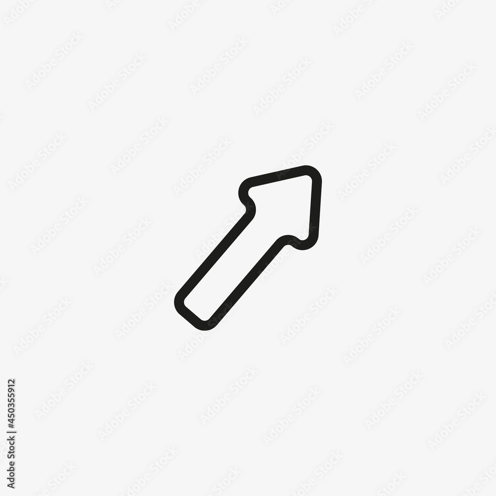 Mouse cursor icon in line design style. Usage for click button, pointer web UI design. Mouse cursor icon in line design style. Usage for click button, pointer web UI design.