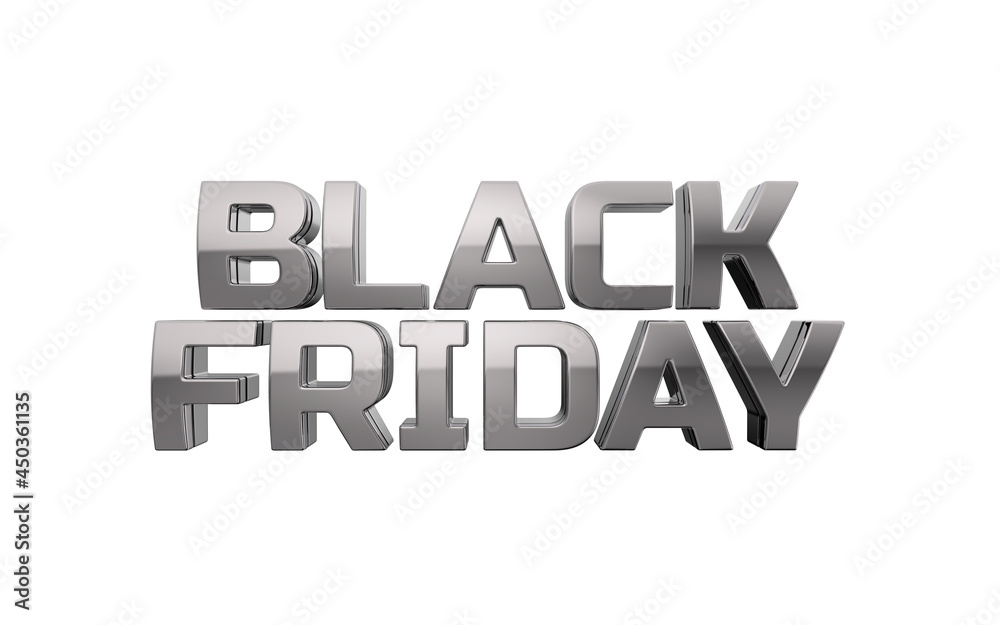 BLACK FRIDAY LOGO 3D