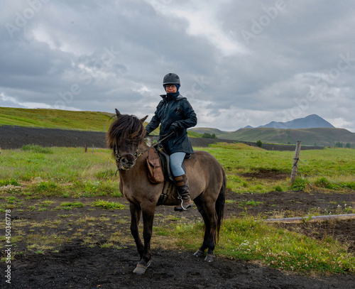 Riding Icelandic Horses