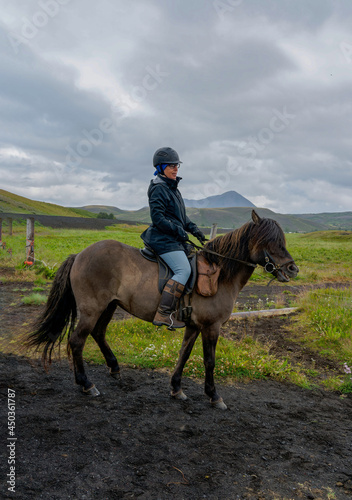 Riding Icelandic Horses