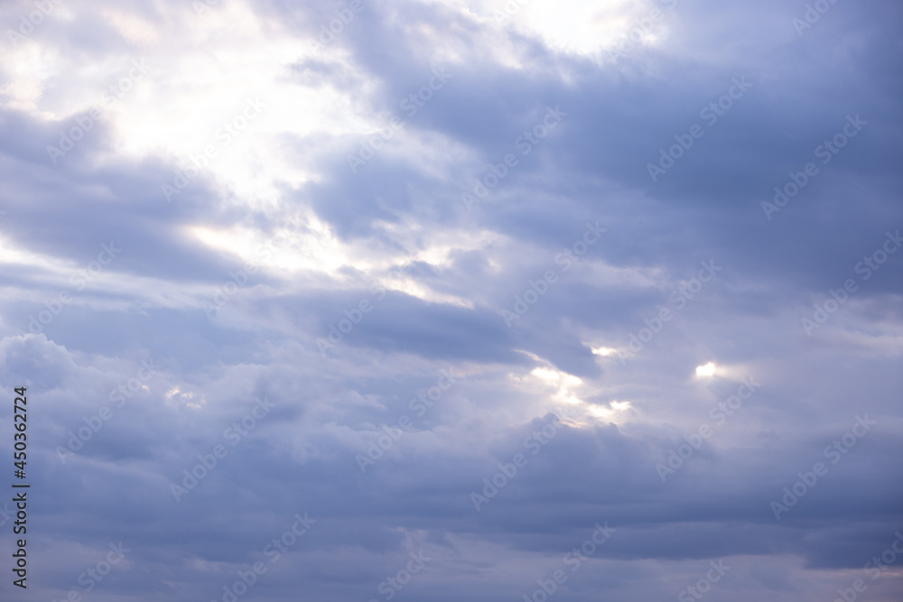 Amazing High Resolution Sky background with clouds for sky replacement - nature photography