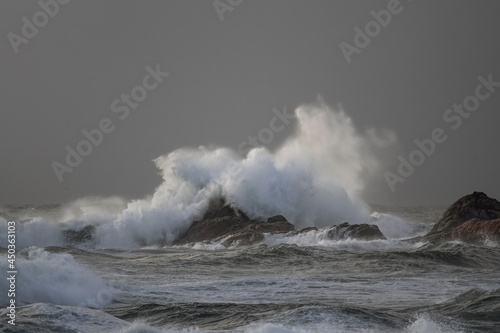 Storm on the coast