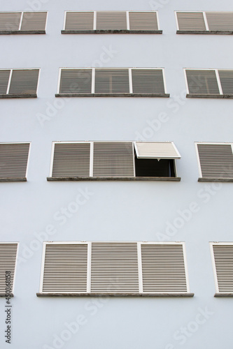 Building with only one open...