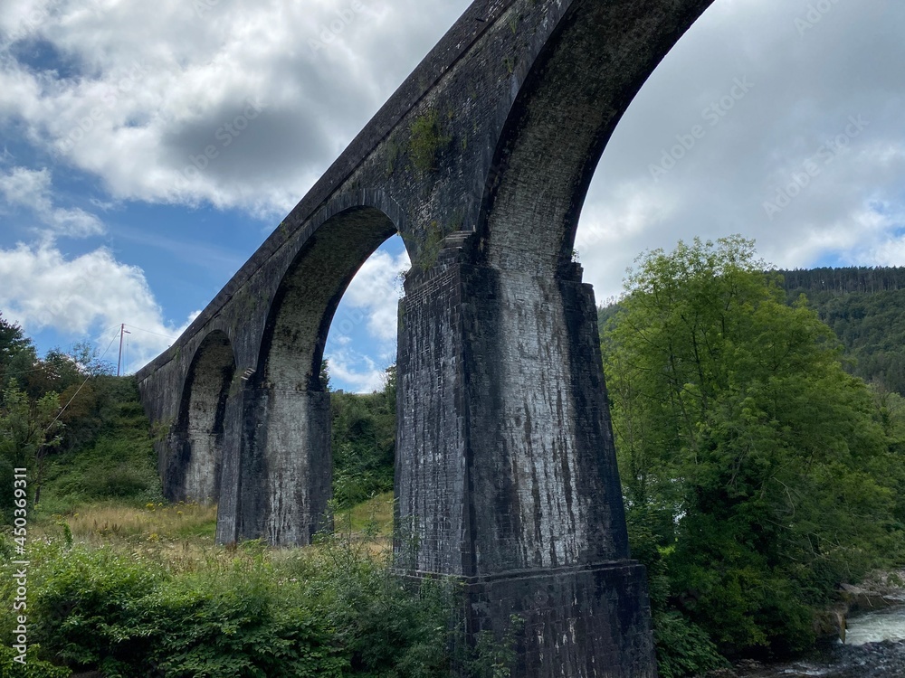 Aqueduct in Pontrhydyfen south wales