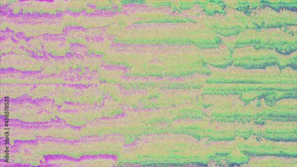 Transforming bad signal shimmering nostalgic holographic background.