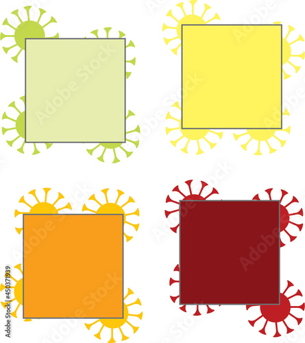 frame with covid-19 background pictures