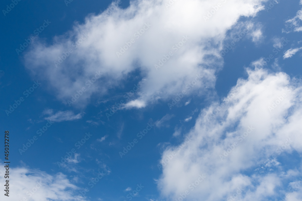 blue sky with clouds