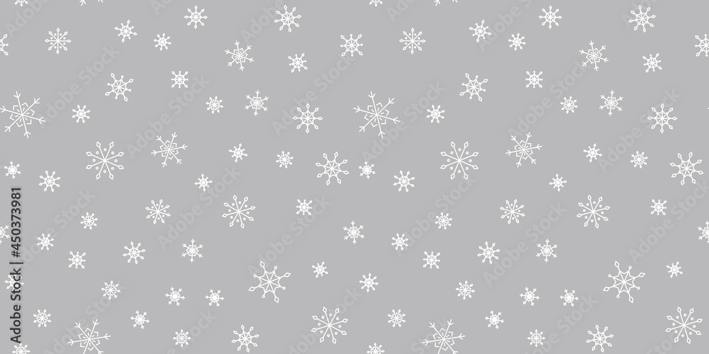 Snowflakes seamless pattern. Christmas background vector illustration. For wrapping paper, design, postcard, fabric, baby clothes, baby room. Christmas and New Year concept. Snowflakes seamless pattern. Christmas background vector illustration. For wrapping paper, design, postcard, fabric, baby clothes, baby room. Christmas and New Year concept.