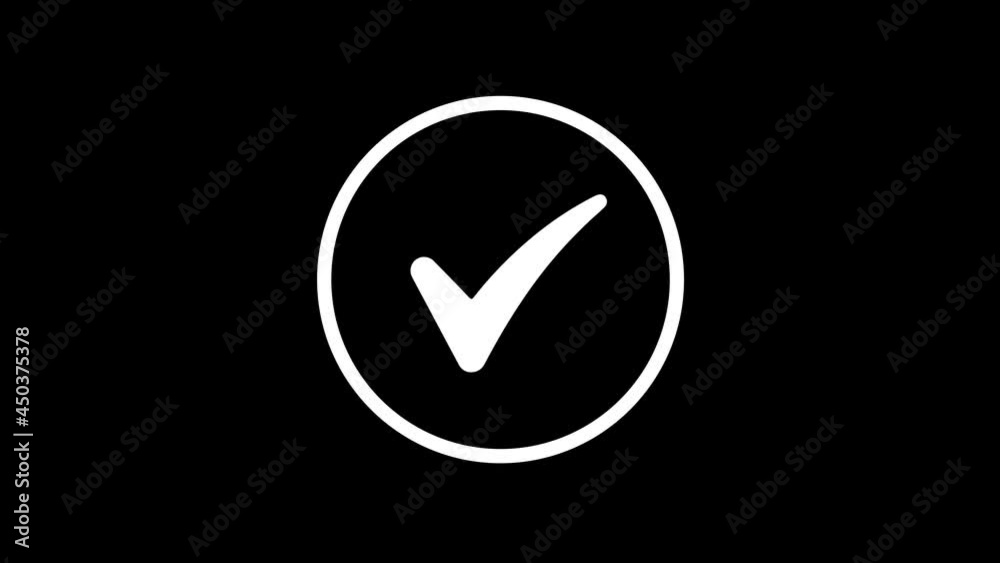 Correct vote icon Black background. check mark icon animation. Green checkmark animation. Yes tick. Correct check mark symbol. Yes sign. Check mark symbol. Tick sign Yes symbol choice. Circle shape. Correct vote icon Black background. check mark icon animation. Green checkmark animation. Yes tick. Correct check mark symbol. Yes sign. Check mark symbol. Tick sign Yes symbol choice. Circle shape.