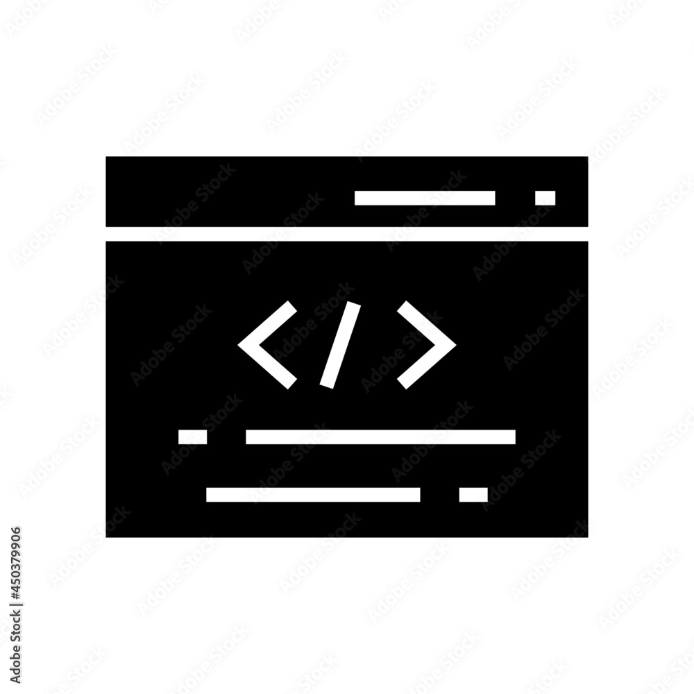 coding icon or logo isolated sign symbol vector illustration - high quality black style vector icons
