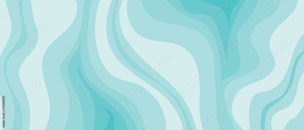 Background with waves of the sea, template for splash. Blue are trendy pastel shades for summer designs.