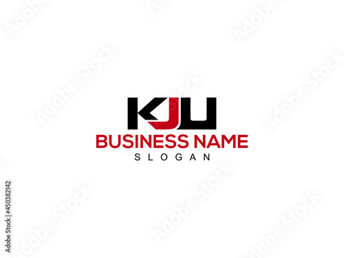 Letter KJU Logo, Creative kju Logo Letter Vector Stock photo