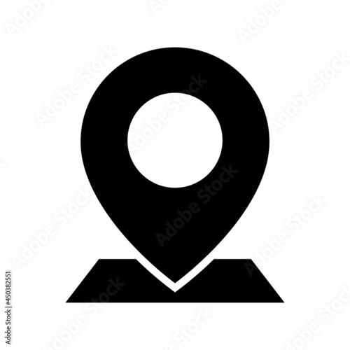 location icon or logo isolated sign symbol vector illustration - high quality black style vector icons 