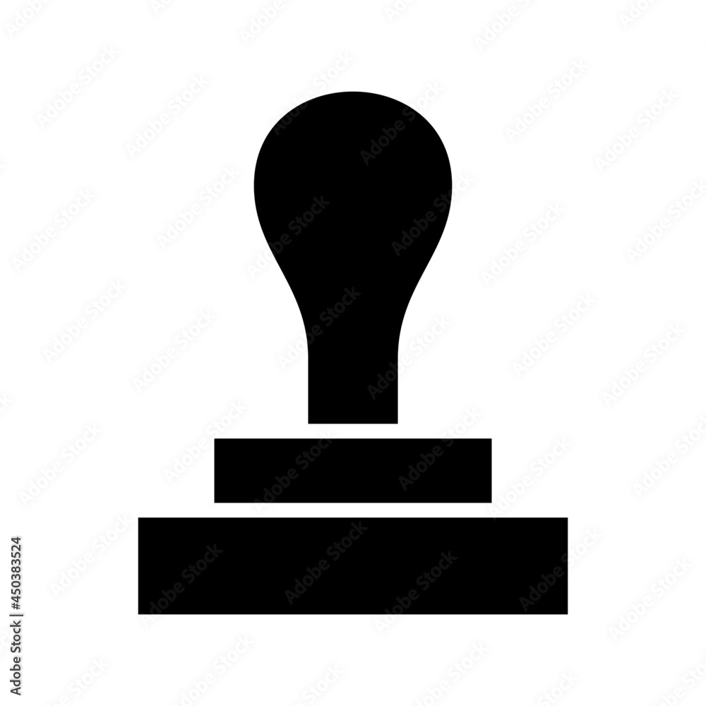 stamp icon or logo isolated sign symbol vector illustration - high quality black style vector icons
