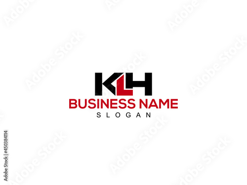 Letter KLH Logo, Creative klh Logo Letter Vector Stock photo